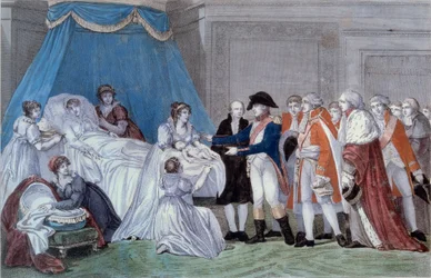 Naissance du Roi de Rome Napoléon II (François Charles Joseph Napoléon Bonaparte) (1811-1832) : cérémonie de l