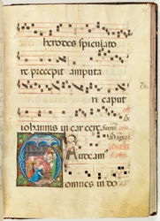 Naissance de la Vierge, Graduel, f.76