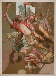 Évêque et partisans tués dans la Commune de Laon en 1112