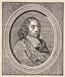 Blaise Pascal, illustration de Histoire de la Nation Française, Sciences, Volumes I & II, par Gabriel Hanotaux, 1924
