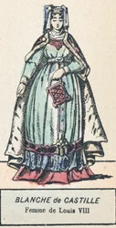 Blanche de Castille, femme de Louis VIII