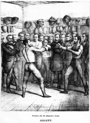 Boxe : exercice Lecour - Carnavalet.