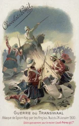 Les troupes britanniques attaquent Spion Kop dans la nuit du 24 janvier 1900