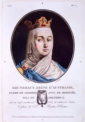 Brunehaut, Reine d