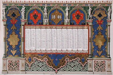 Calendrier pour 1846