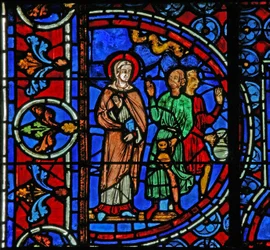 Les Noces de Cana : Marie dit aux serviteurs de faire ce que dit le Christ