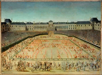 Carrousel offert à Louis XIV devant les Tuileries ...