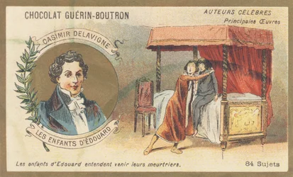 Casimir Delavigne (1793-1843), poète et dramaturge français, auteur de « Les enfants d