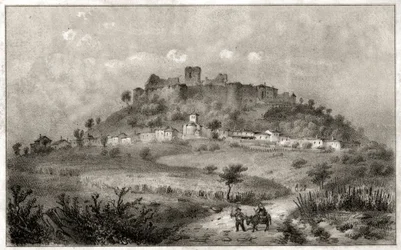 Château de Preny (gravure, vers 1860)