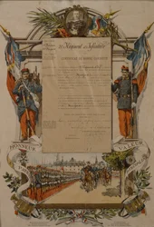 Certificat de bonne conduite, 37e Régiment d