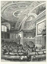 Chambre des Pairs, chambre haute du parlement français de 1814 jusqu