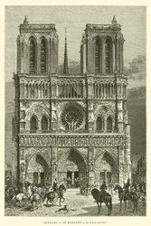 Charles VI se rendant à Notre-Dame