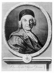 Charles de Saint-Évremond (gravure)