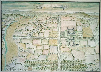 Châteaux de la Loire : « Vue du château de Plessis Bourré »