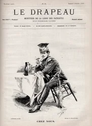Chez Nus - couverture de "Le Drapeau - Moniteur de la Ligue des Patriotes" - 4 octobre