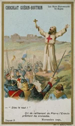 Carte de commerce Chocolat Guerin-Boutron, série Mots Historiques