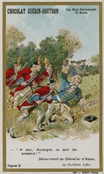 Carte de commerce Chocolat Guerin-Boutron, série Mots Historiques