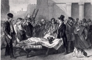 Le choléra à Paris, 1832