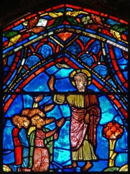 Christ bénissant un groupe de personnes