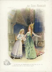 Cendrillon et la marraine fée