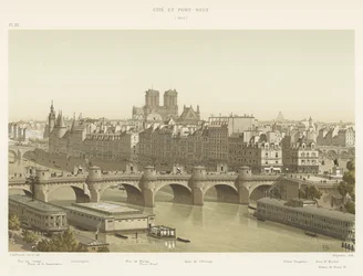 Cité et Pont-Neuf, 1840