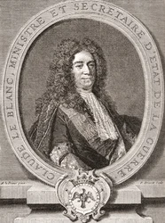 Claude Le Blanc, 1669-1728. Officiel royal français de l
