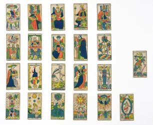 Collection de cartes de tarot
