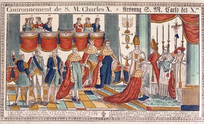 Sacre de Charles X (1757-1836) à Reims, 29 mai 1825