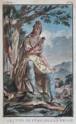 Costume pour Paris en tant que berger sur le mont Ida