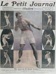 Couverture du Petit Journal présentant le combat entre Carpentier et Dempsey, 1921