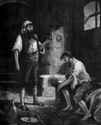 DOLOMIEU (Dieudonné ou Déodat de Gratet de) (1750-1801), géologue et minéralogiste français dans une prison de Messine (Messina) en Sicile. dans « Histoire populaire des sciences, inventions et découvertes des premiers siècles à nos jours » par Bitard Adol