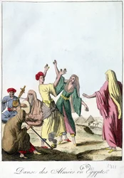 Danse des Almies en Égypte. 1811