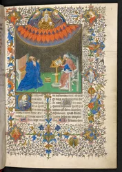 David et le Seigneur, Bréviaire de Jean sans Peur, Add. 35311, f.8r