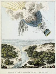 Mort de Pilâtre de Rozier et Romain