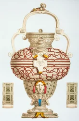 Bouteille à boire décorée appartenant à Henri II de France, 1873