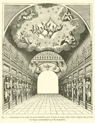 Décoration de la voûte du petit Châtelet, pour l
