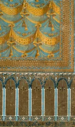Papier peint décoratif français vers 1800