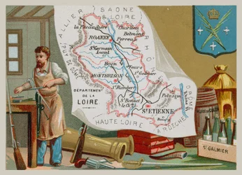 Département de la Loire dans le centre de la France