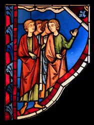 Un groupe de personnes, ex Sainte-Chapelle, Baie G