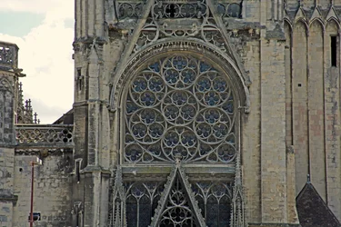 Vue de la fenêtre rose
