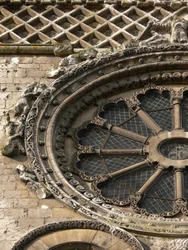 La Roue de la Fortune sur la façade nord