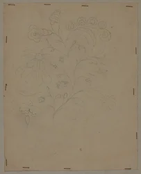 Dessin de conception, fin du XVIIIe siècle