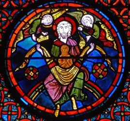 (détail) la parabole de Lazare et du riche : Lazare dans le sein d
