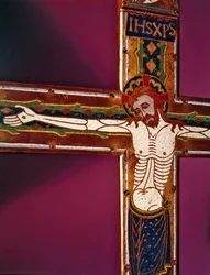 Détail de la Crucifixion, vers 1200