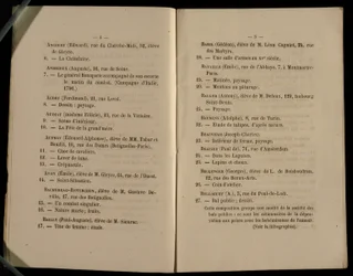 Double page du Salon des Refusés, 1863