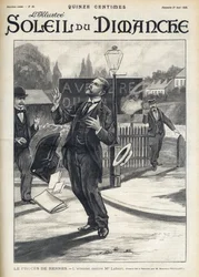 Affaire Dreyfus - Tentative de meurtre contre Maître Labori pendant le procès de Rennes - Attentat contre M. Fernand Labori (1860-1917), avocat défenseur d