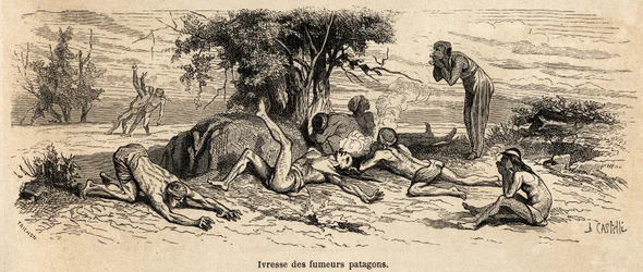 Ivresse des fumeurs, dessin de l