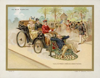 Voiture ancienne excentrique