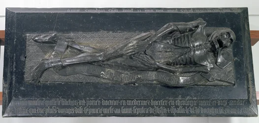 Effigie de Guillaume Lefranchois (d.1446) connu sous le nom de Potier, Docteur et Chanoine de Béthune, 1446