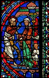 Élie rencontre la veuve de Sarepta ramassant du bois